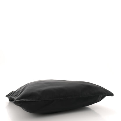 Prada Tessuto Nylon Saffiano Flat Messenger Bag Black 4 of 9