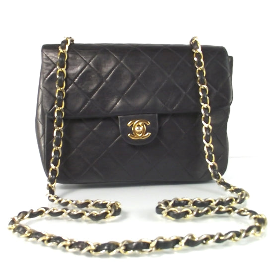 Lambskin Mini Flap Black