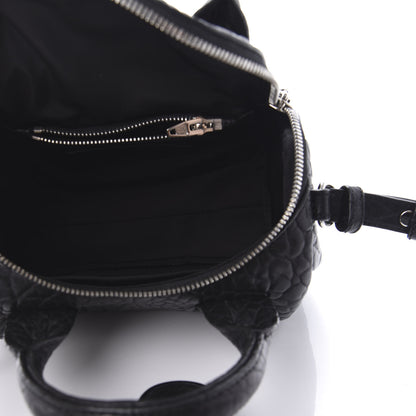 Alexander Wang Pebbled Lambskin Mini Rockie Black Rhodium Hardware 5 of 9