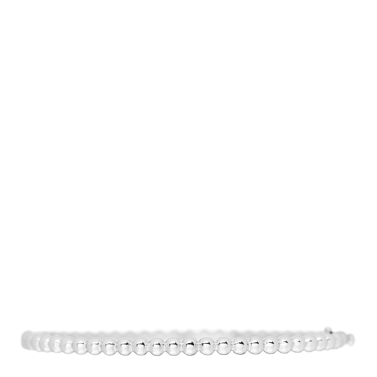 Van Cleef & Arpels 18K White Gold Perlee Pearls of Gold Bracelet M 1 of 4