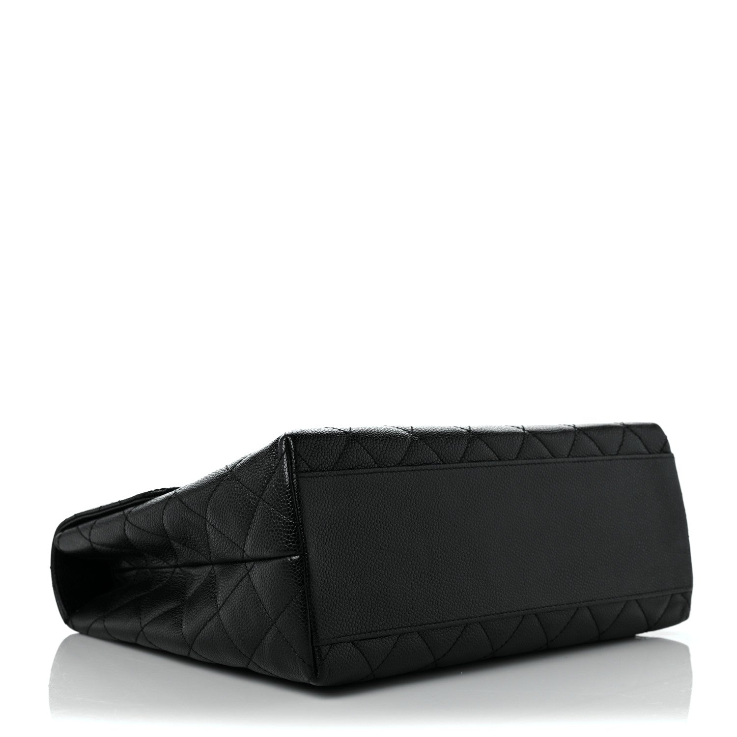Chanel Caviar Quilted Jumbo Kelly Flap Black 4 of 8