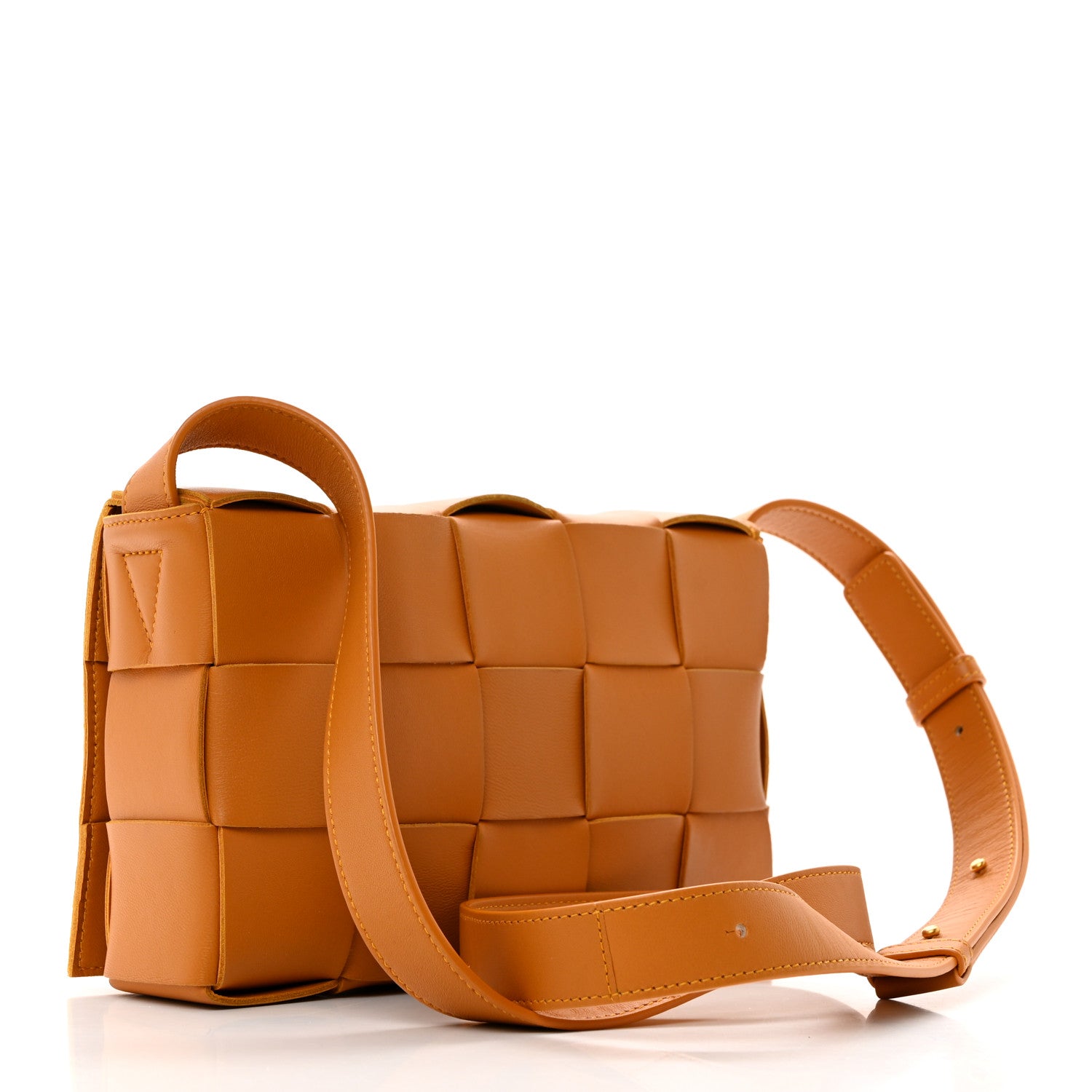 Bottega Veneta Lambskin Maxi Intrecciato Cassette Crossbody Bag Cob 2 of 10