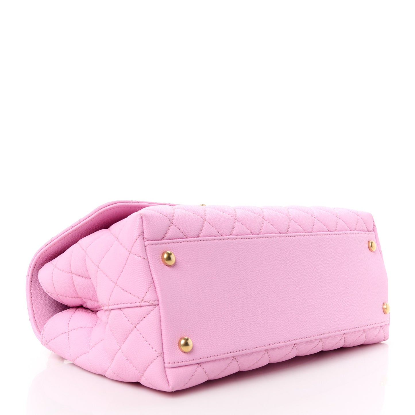 Caviar Quilted Small Coco Chain Handle Flap Lilac