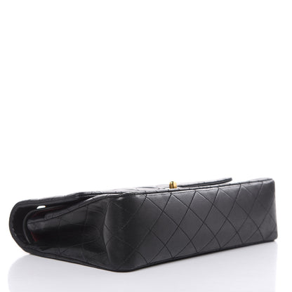 Chanel Lambskin Quilted Medium Double Flap Black 4 of 14
