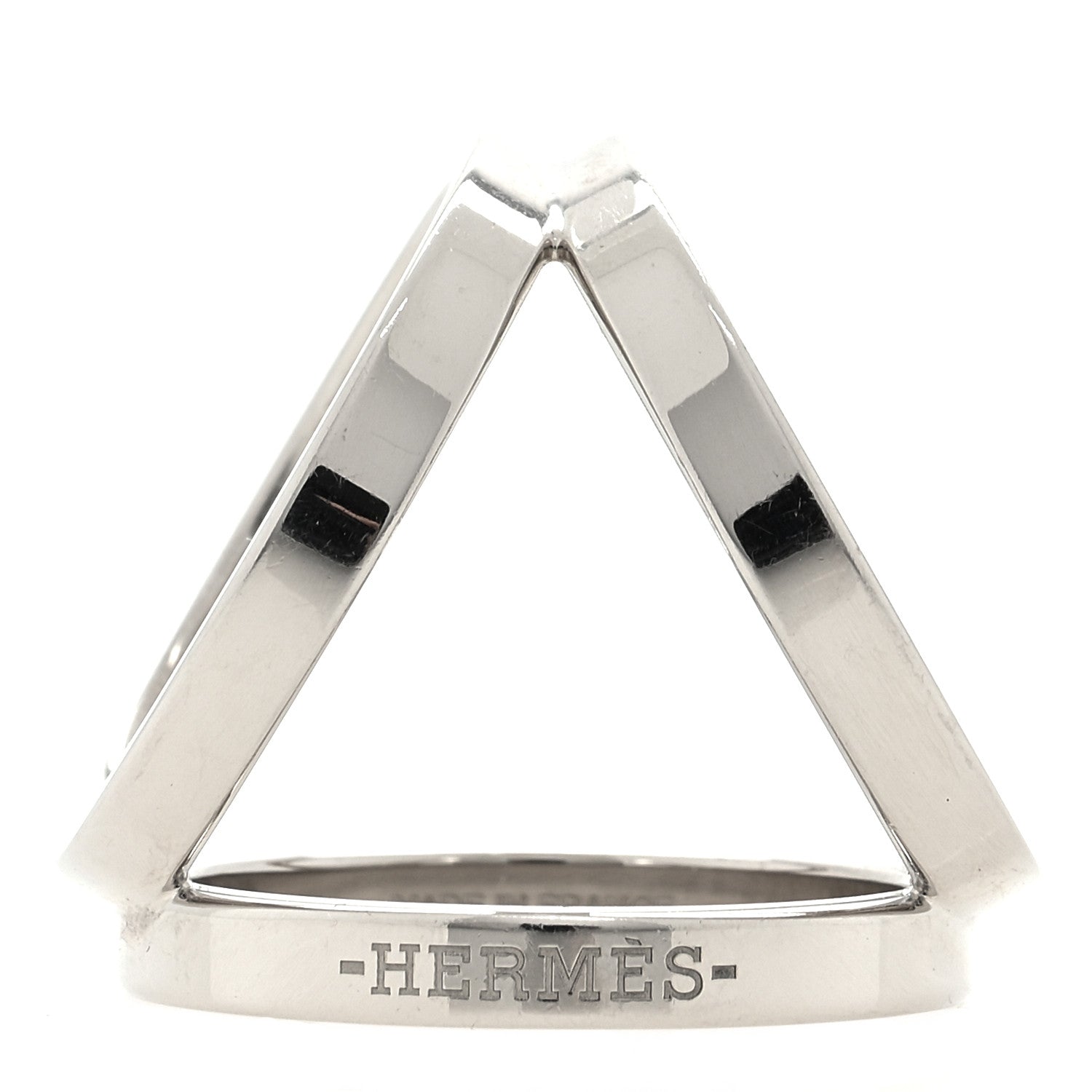 Hermes Palladium Trio Scarf Ring 1 of 4