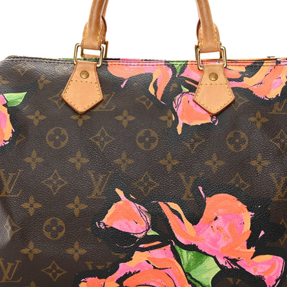 Louis Vuitton Monogram Roses Speedy 30 8 of 11