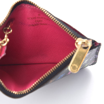 Louis Vuitton Monogram Multicolor Key Pouch Black Grenade 5 of 6