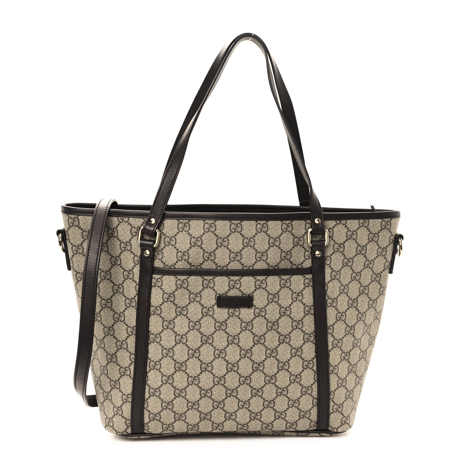 Gucci GG Supreme Monogram Medium Joy Tote Dark Brown 1 of 10