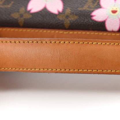 Louis Vuitton Monogram Cherry Blossom Sac Retro Bag Brown 12 of 14