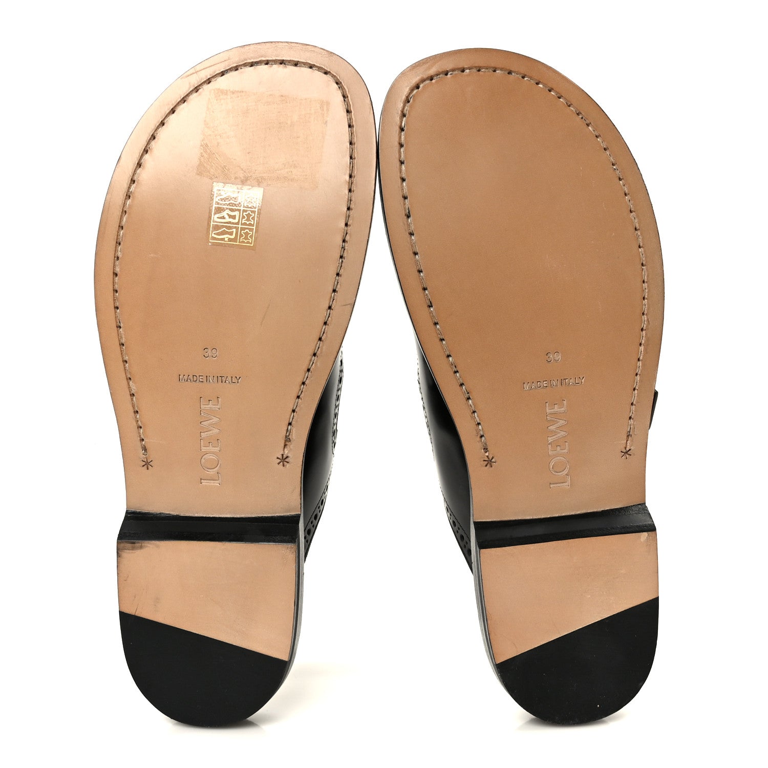 Loewe Calfskin Campo Mary Jane Mule 39 Black 6 of 9