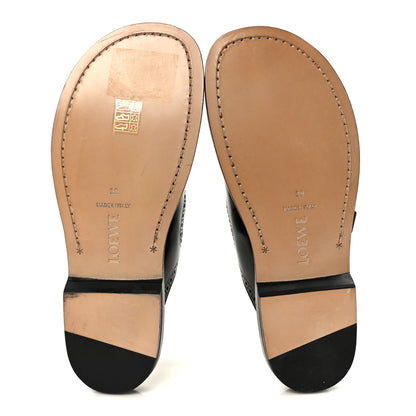 Loewe Calfskin Campo Mary Jane Mule 39 Black 6 of 9