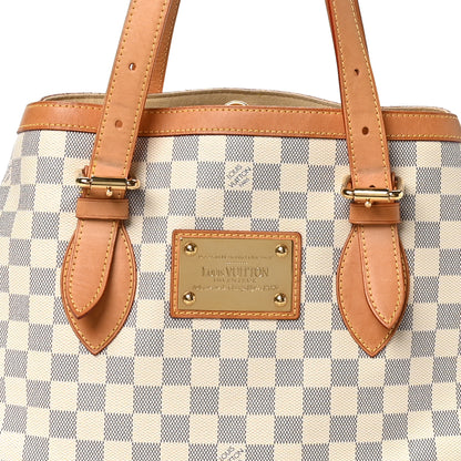 Louis Vuitton Damier Azur Hampstead MM 7 of 9