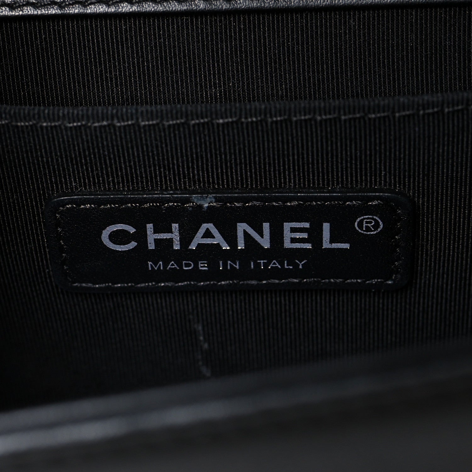 Chanel Calfskin Pleated Medium Boy In Rome Flap Black White 6 of 8