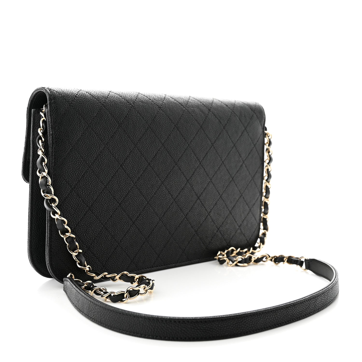Chanel Grained Calfskin Quilted Cuba Flap Black 3 of 10