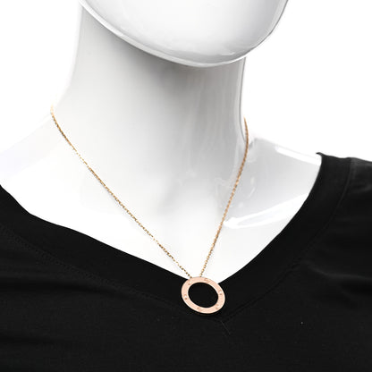 Cartier 18K Pink Gold LOVE Pendant Necklace 2 of 5