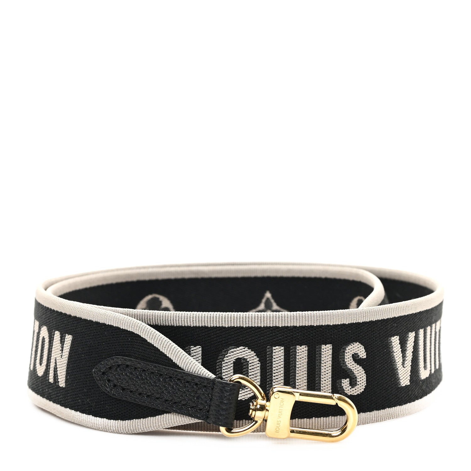 Louis Vuitton Jacquard Diane Shoulder Strap Black Ivory 1 of 3