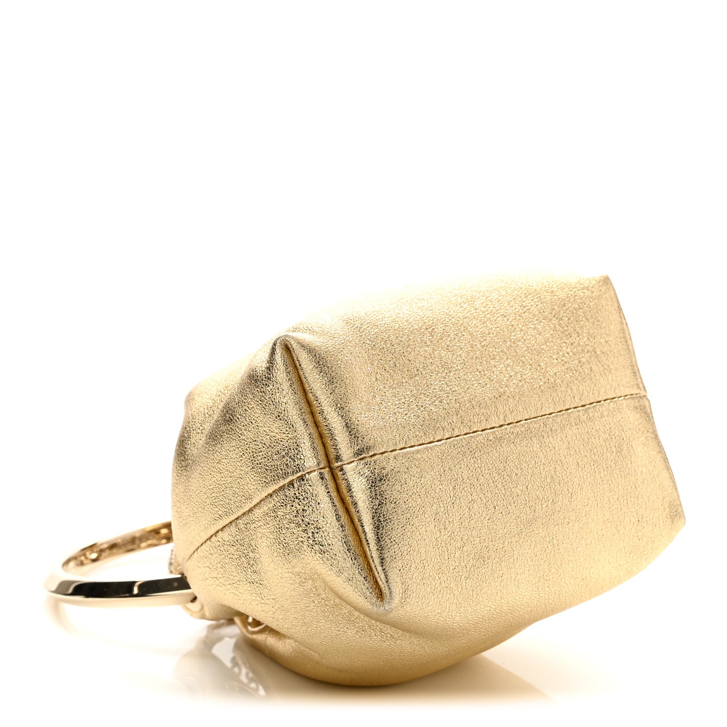 Jimmy Choo Metallic Nappa Micro Bon Bon Bag Gold 1919135