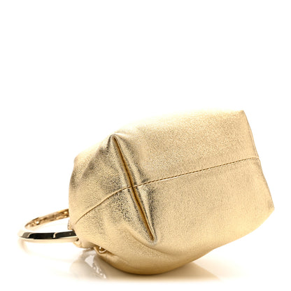 Jimmy Choo Metallic Nappa Micro Bon Bon Bag Gold 4 of 10