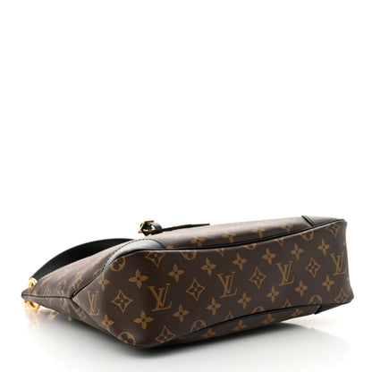 Louis Vuitton Monogram Odeon MM Black 4 of 9