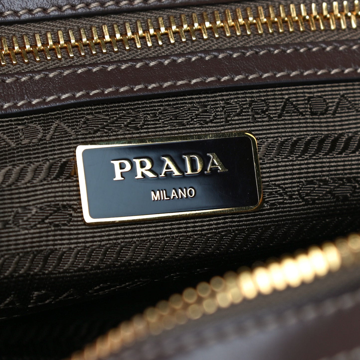Jacquard Logo Camera Bag Corda Bruciato