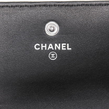 Chanel Caviar Timeless CC Large Gusset Flap Wallet Black 6 of 8