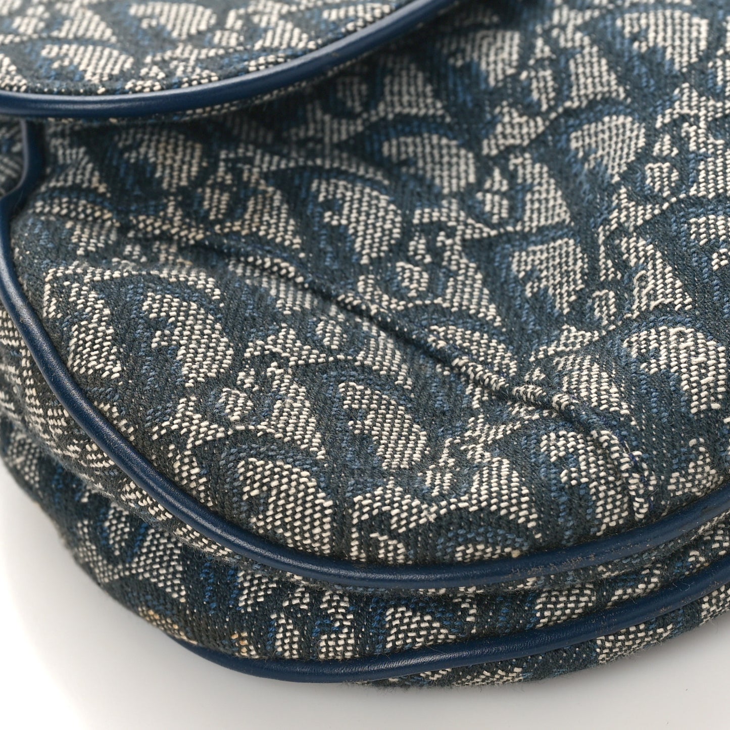 Monogram Saddle Bag Blue