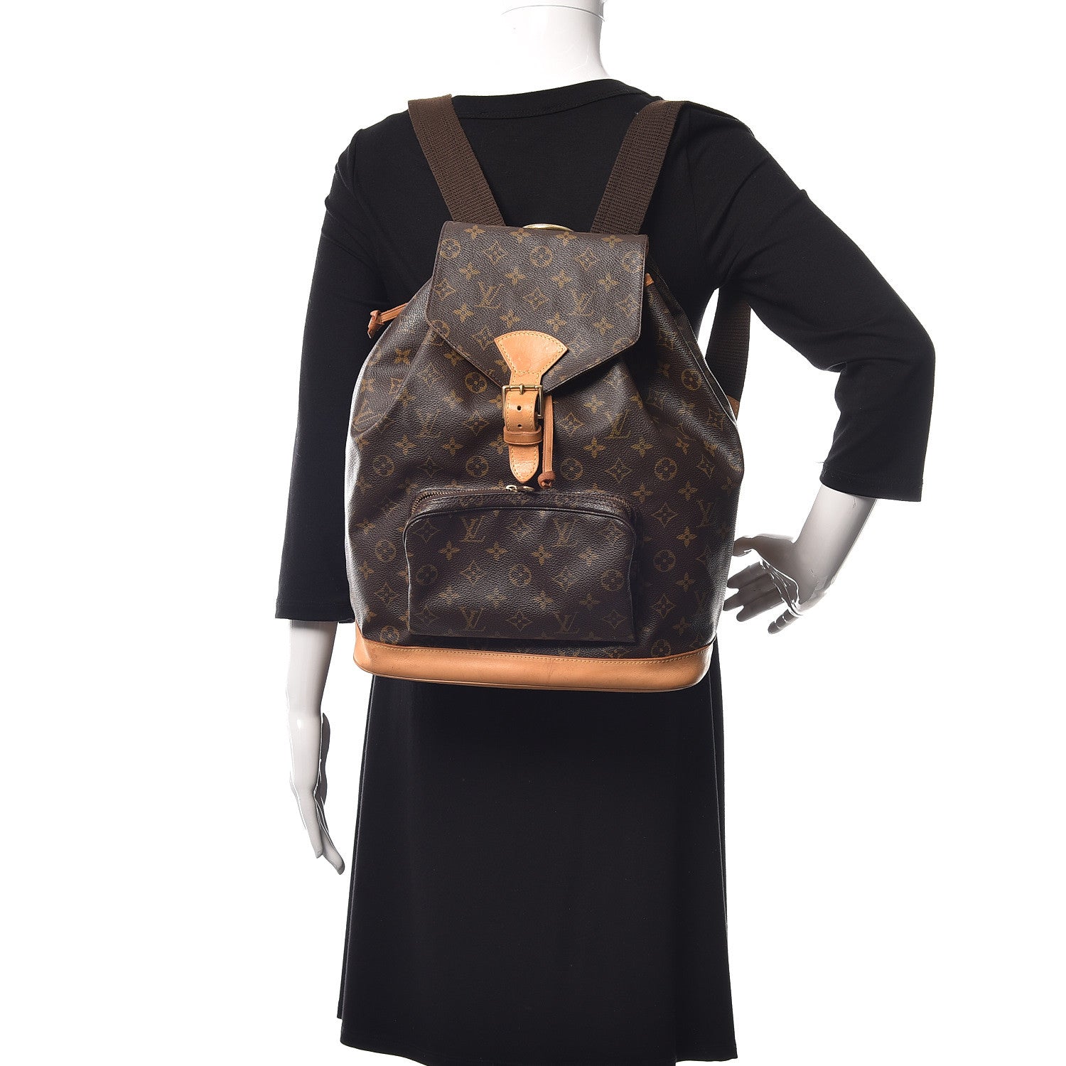Louis Vuitton Monogram Montsouris GM Backpack 2 of 24