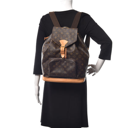 Louis Vuitton Monogram Montsouris GM Backpack 2 of 24