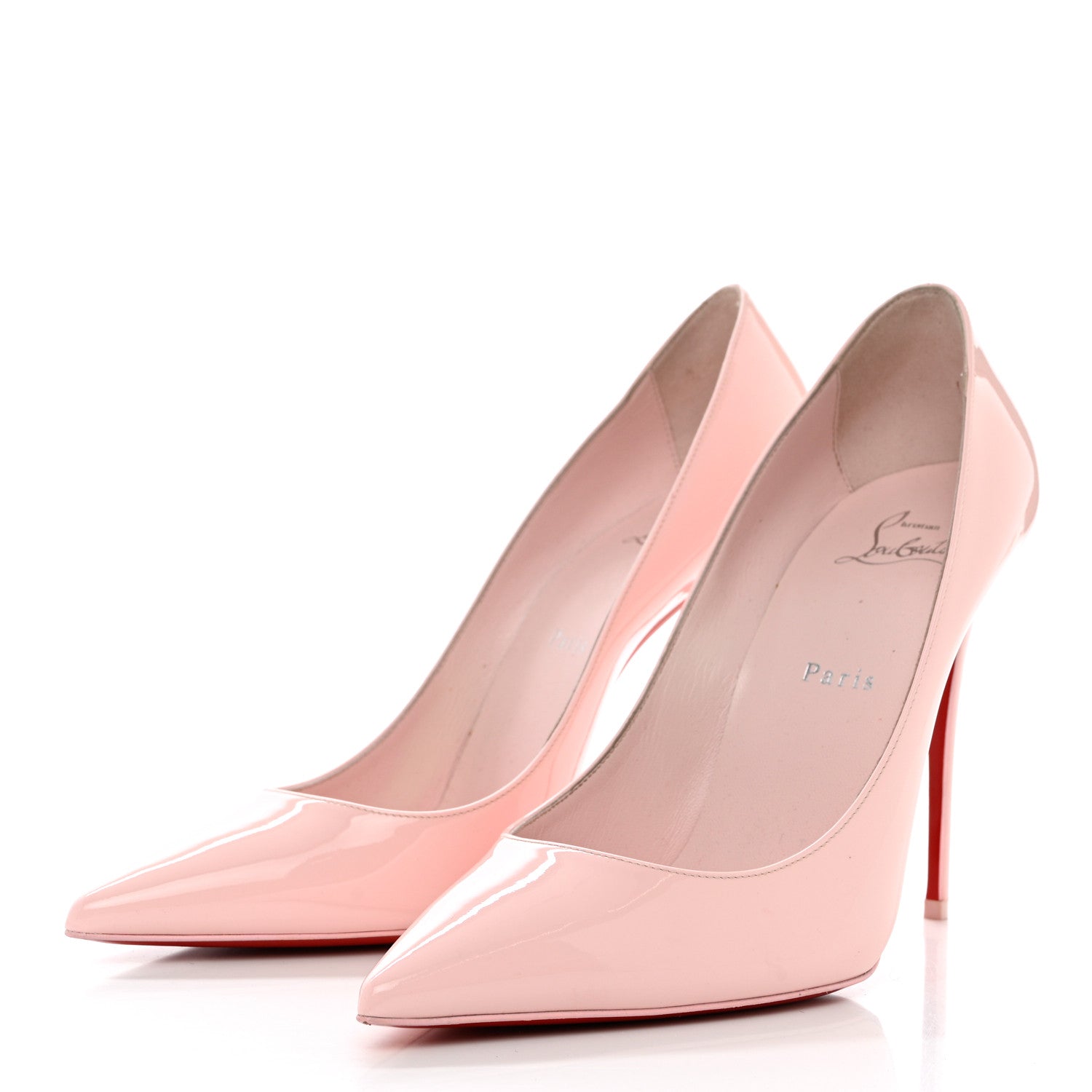 Christian Louboutin Patent Kate 100 Pumps 40 Pink 3 of 7