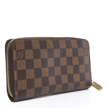 Louis Vuitton Damier Ebene Zippy Wallet 2 of 9