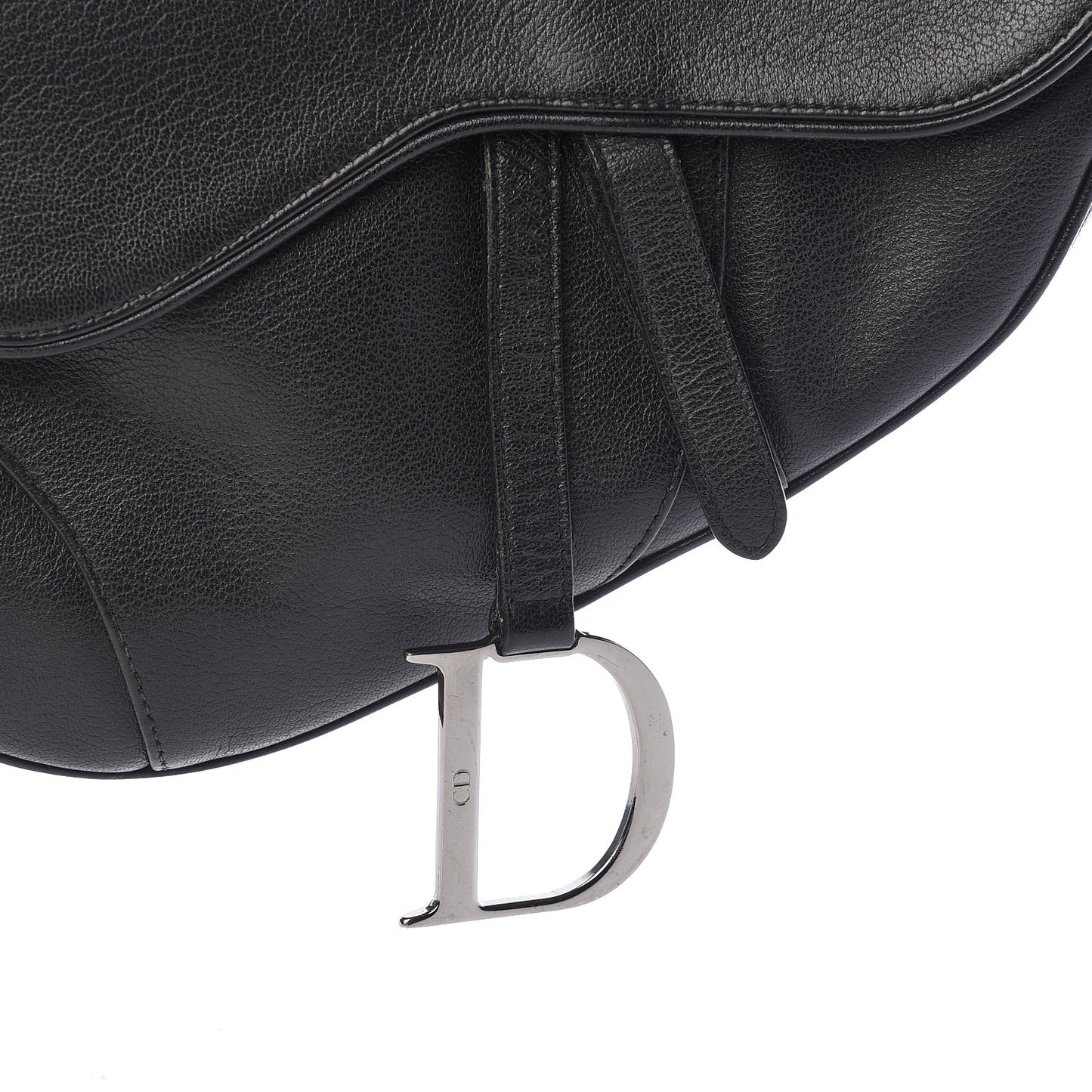 Calfskin Saddle Bag Black
