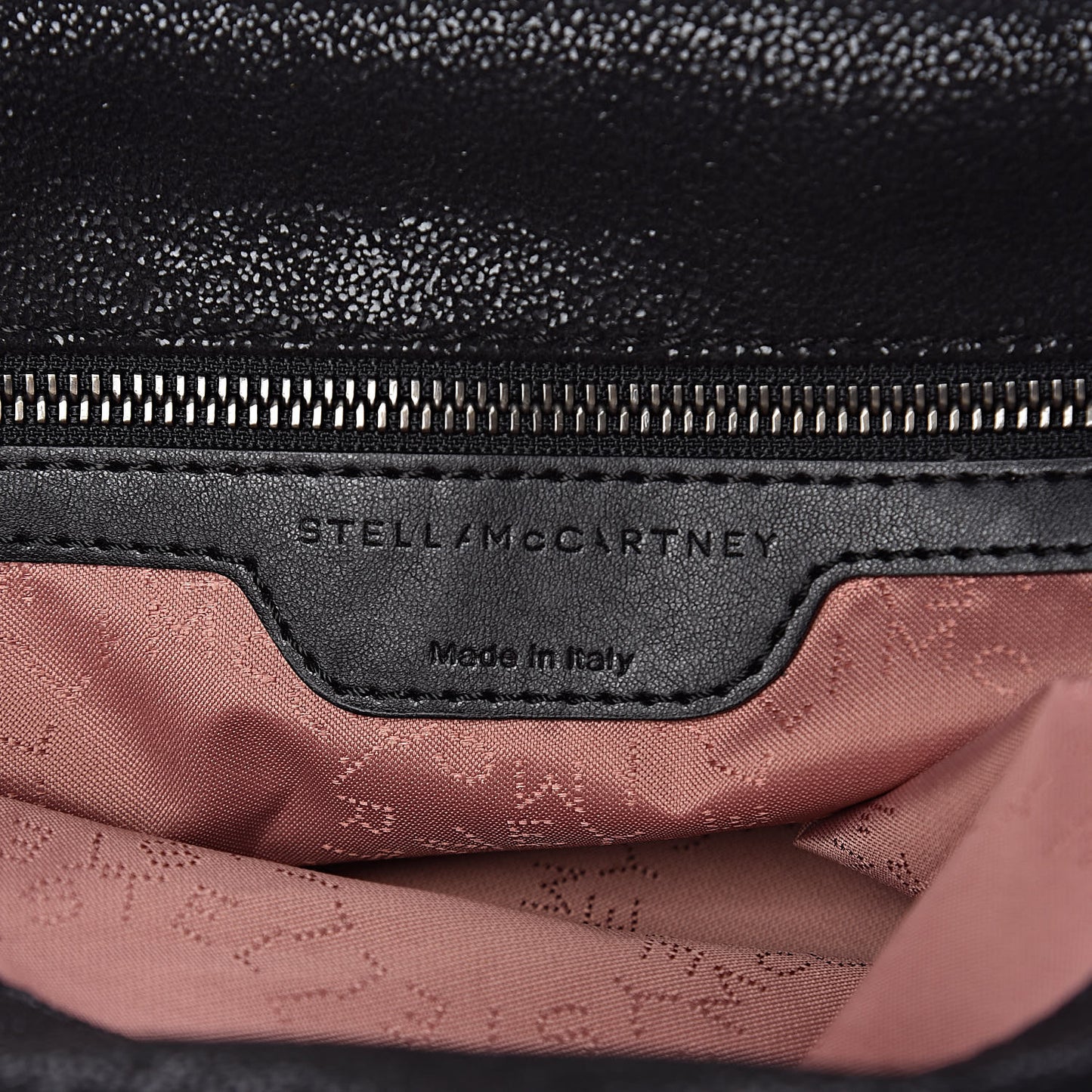 Shaggy Deer Falabella Fold Over Tote Black