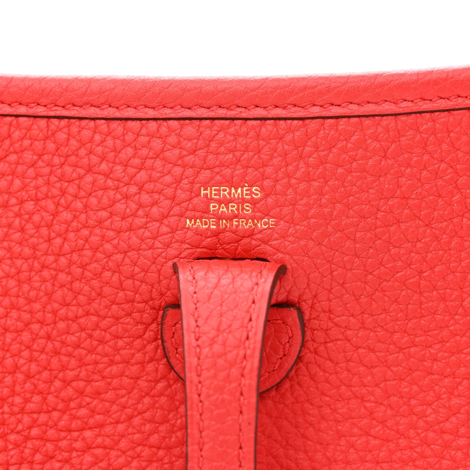 Hermes Taurillon Maurice Flipperball Sangle Evelyne TPM Rouge De Coeur Bleu Frida 6 of 11