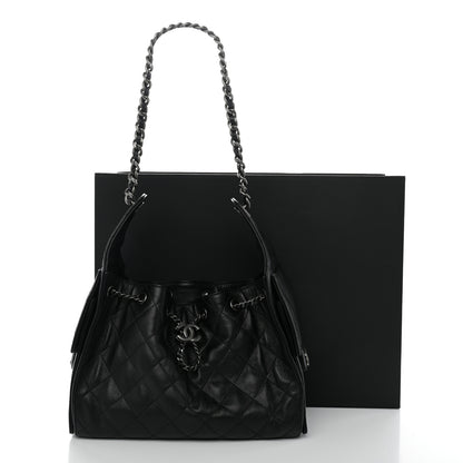 Chanel Caviar Quilted Small Chanel 25 Handbag Black 12 of 12