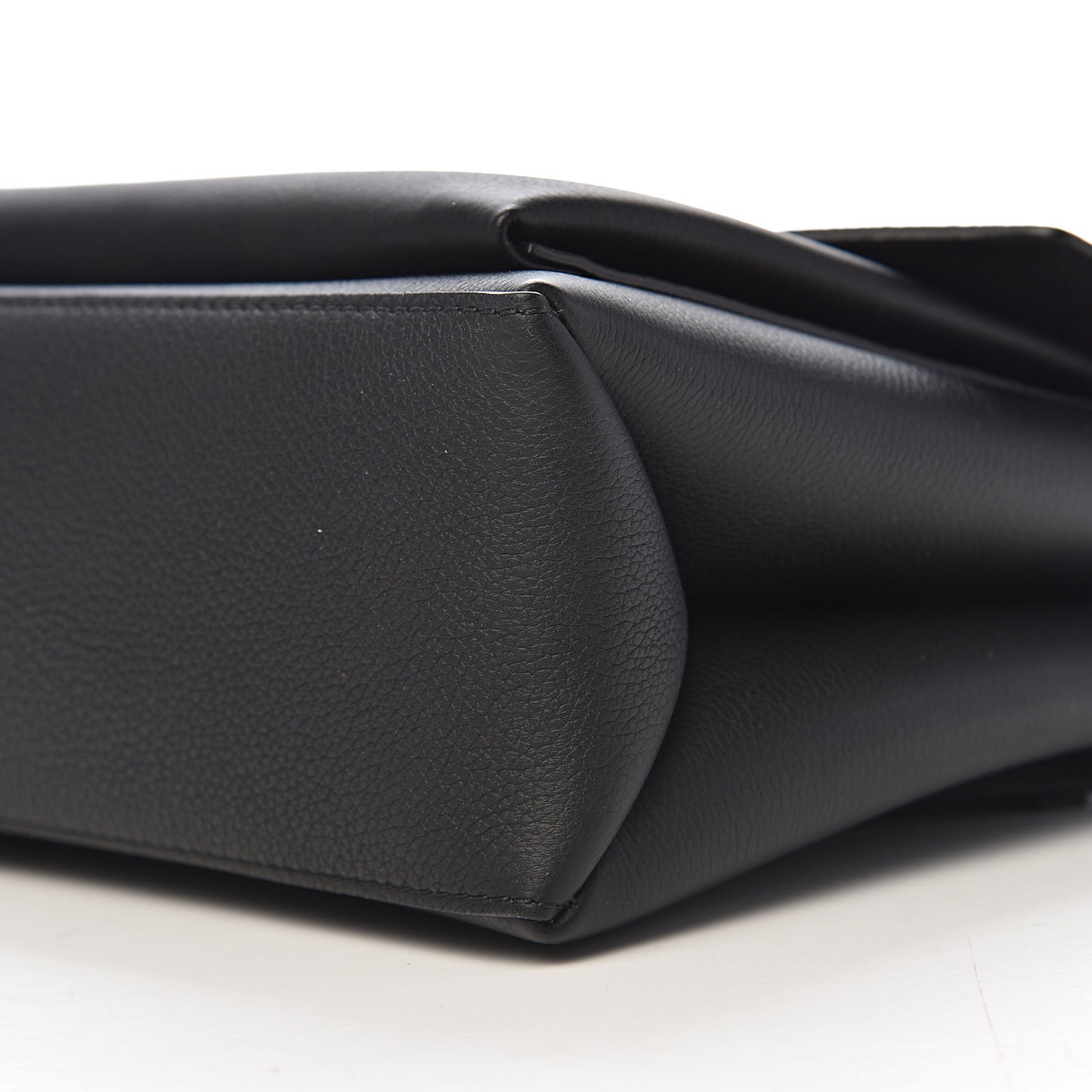 Soft Calfskin My Lockme Top Handle Black