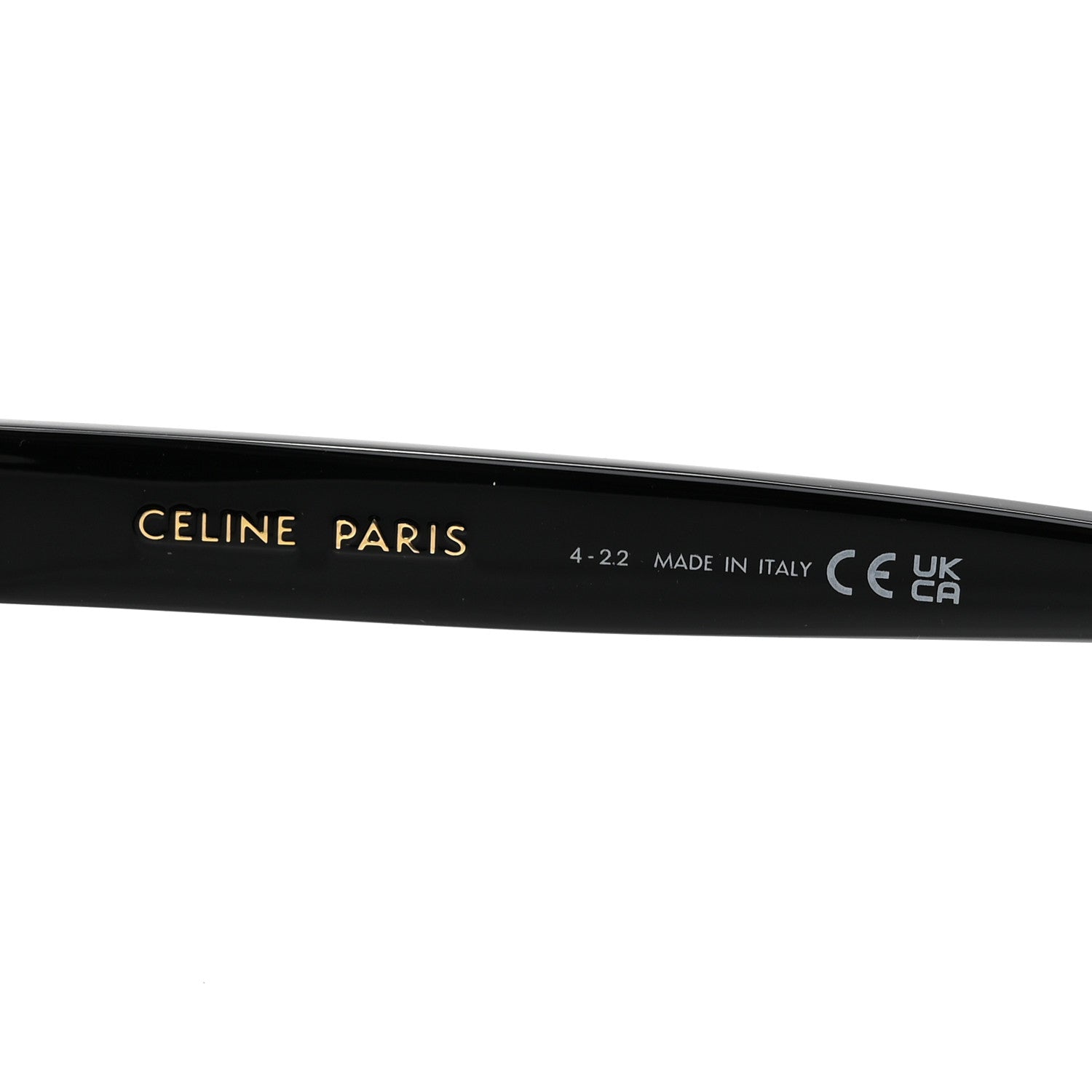 Celine Acetate Cat Eye Sunglasses CL401931 Black 6 of 7