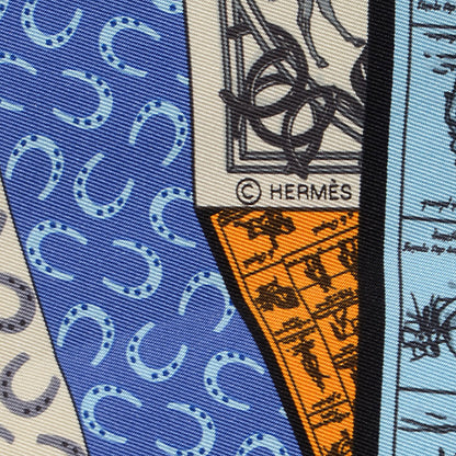 Hermes Silk A Cheval Sur Mon Carre Scarf 90 6 of 7
