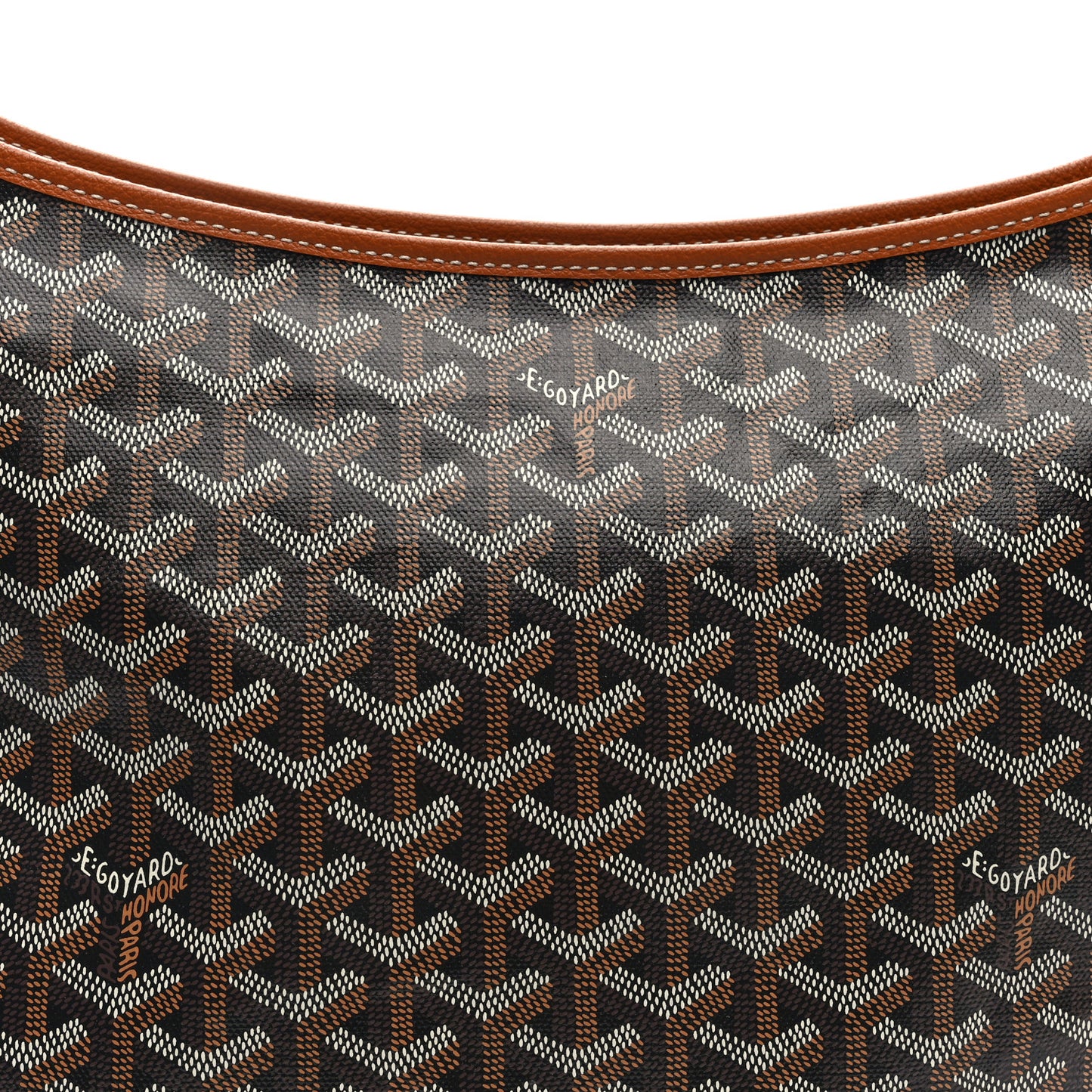 Goyardine Boheme Hobo Black Gold