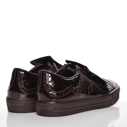 Louis Vuitton Patent Calfskin Sneaker 37.5 Amarante 4 of 8