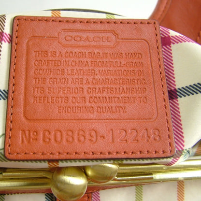 FASHIONPHILE COACHErgoLeatherPleatedFramedHoboCoral 10 of 10