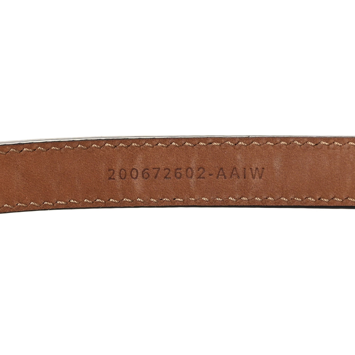 Fendi Vitello King Baguette Double Wrap Belt 95 38 White 6 of 6