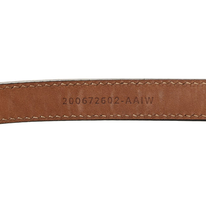 Fendi Vitello King Baguette Double Wrap Belt 95 38 White 6 of 6