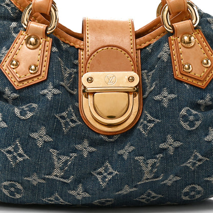 Louis Vuitton Monogram Denim Pleaty Blue 7 of 9