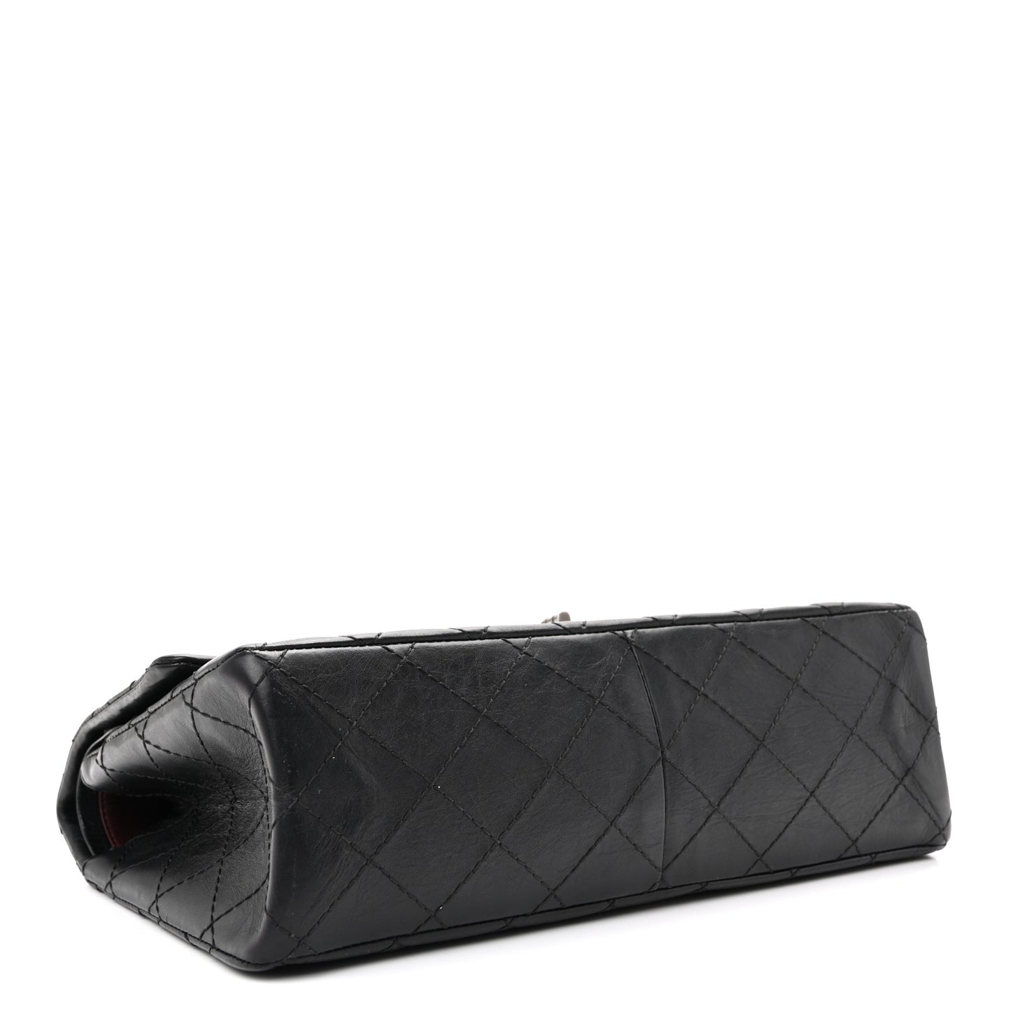Aged Calfskin Quilted 2.55 Reissue 226 Flap Black