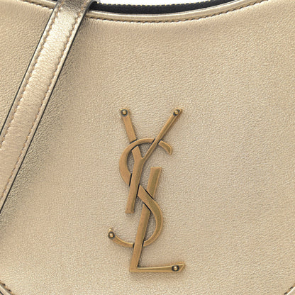Saint Laurent Metallic Calfskin Heart Monogram Crossbody Gold 8 of 10