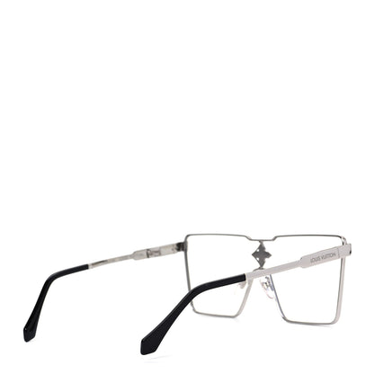 Louis Vuitton Metal Crystal Cyclone Sunglasses Z1701U Silver 4 of 8