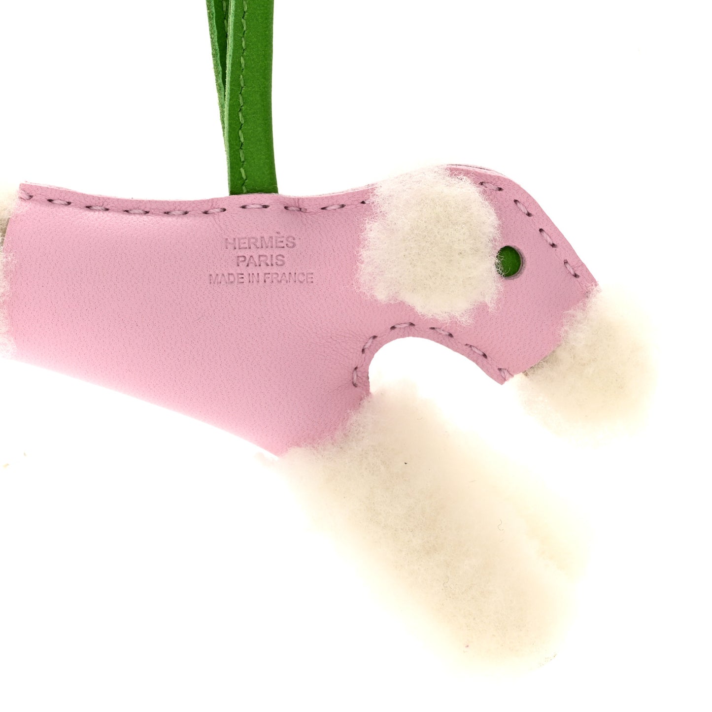 Milo Lambskin Shearling Budy Charm Ecru Mauve Sylvestre Vert Yucca