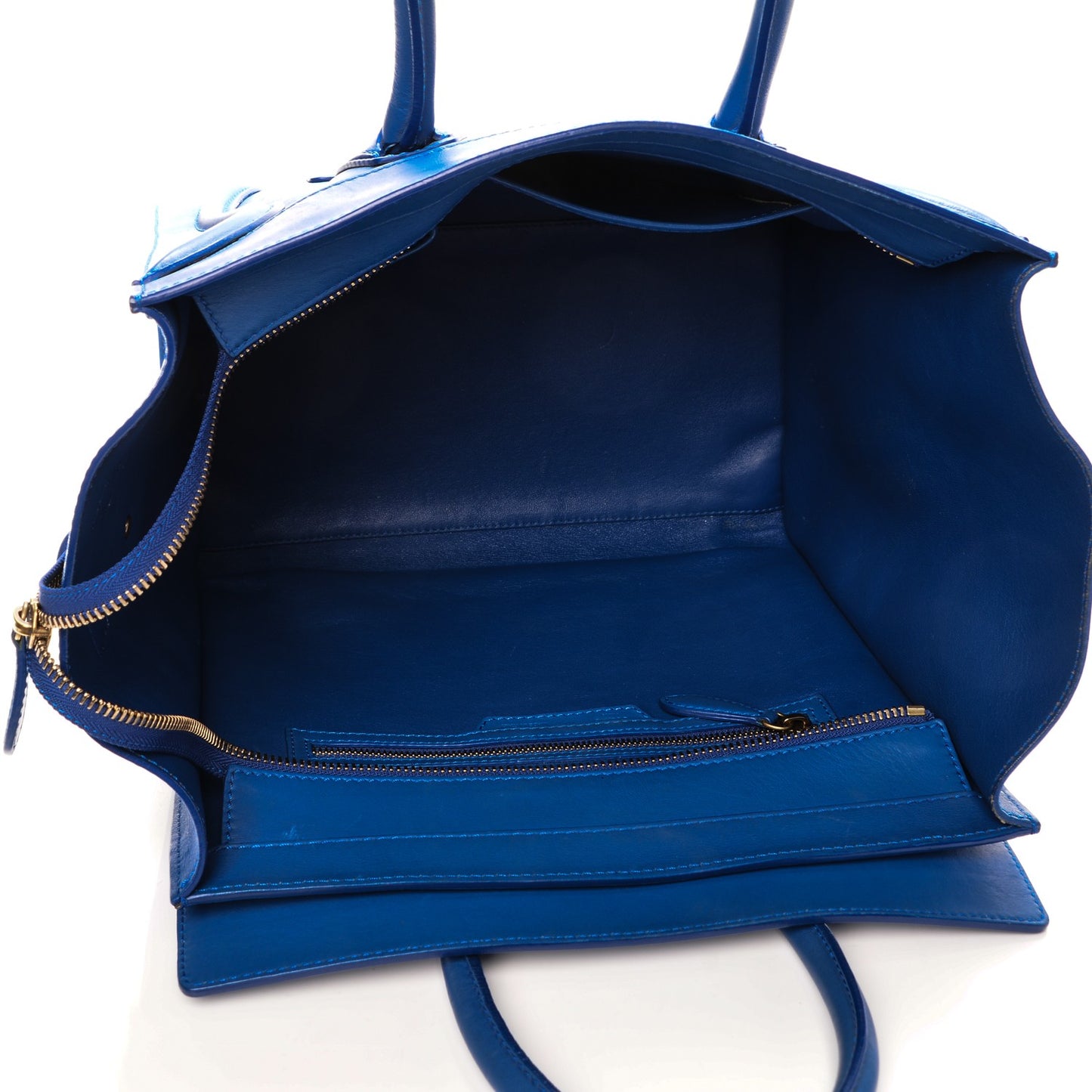 Smooth Calfskin Mini Luggage Royal Blue