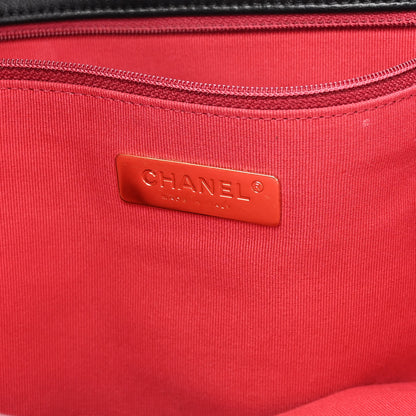 Chanel Lambskin Quilted Chanel 19 East West Shopping Bag Black 6 of 10