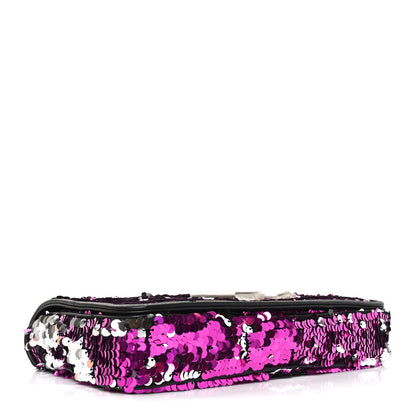 Dolce & Gabbana Sequin DG 3.5 Shoulder Bag Fuxia Argento 4 of 9